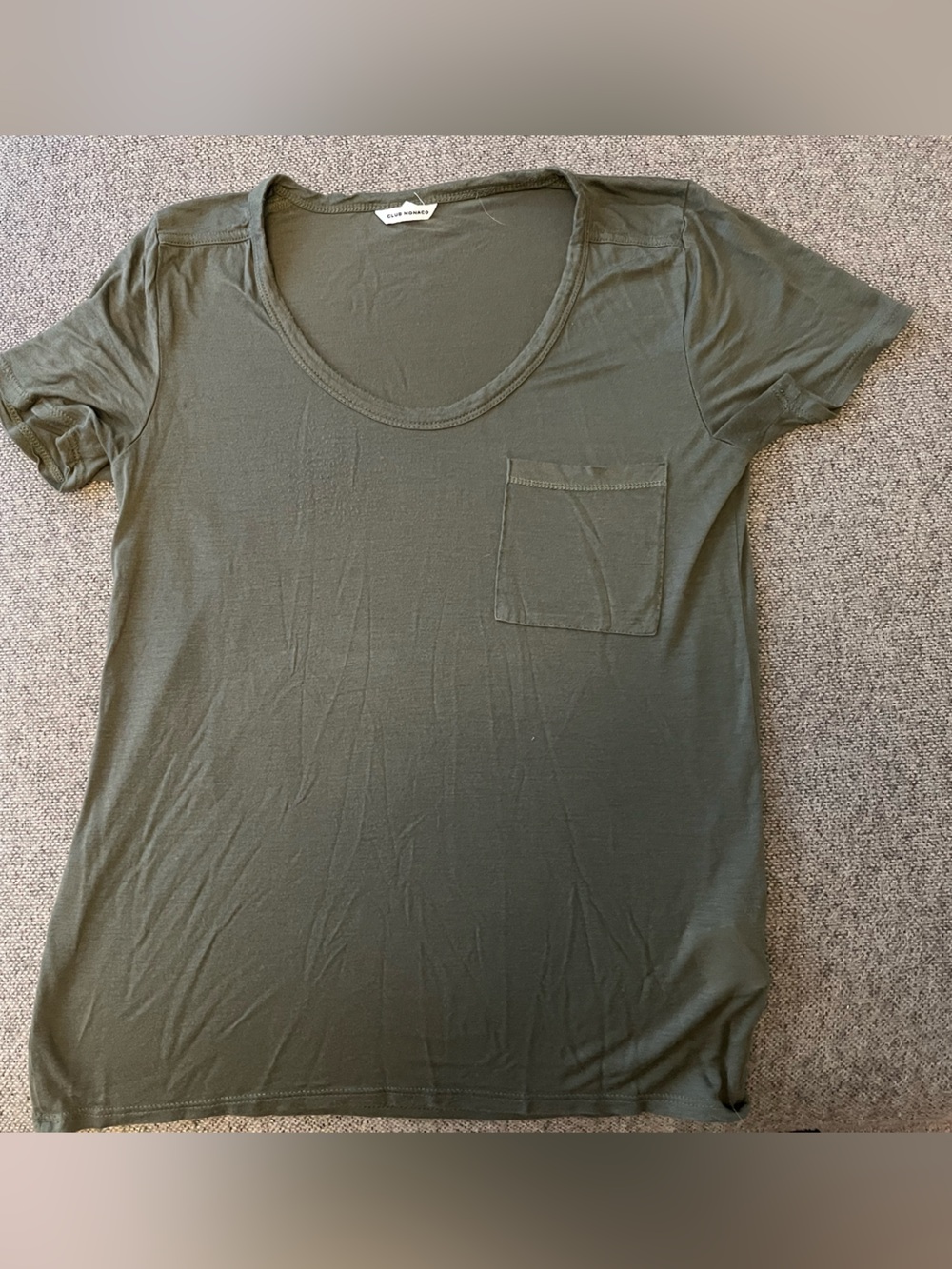 Club Monaco Olive Modal Tee